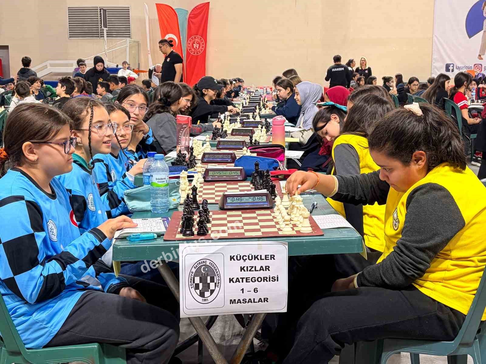 KAYSERİ OKUL SPORLARI SATRANÇ MİNİK, KÜÇÜK, YILDIZ VE GENÇ İL BİRİNCİLİĞİ MÜSABAKALARI AÇILIŞ TÖRENİ İLE BAŞLADI.