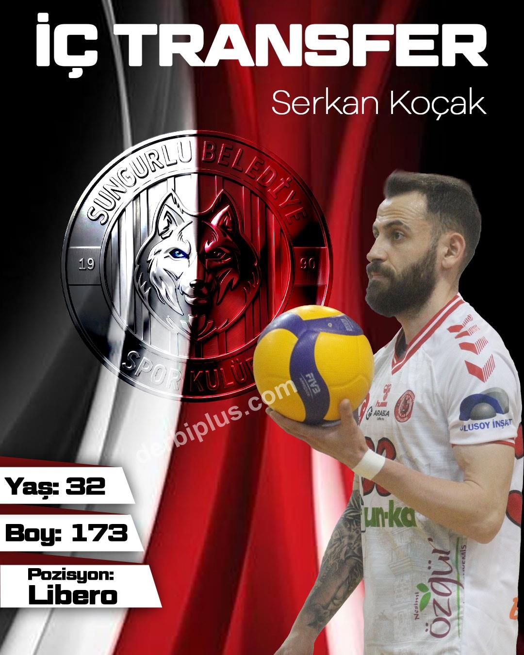 Sungurlu Belediyespor Erkek Voleybol Takımı, Serkan Koçak ile yeniden anlaştı