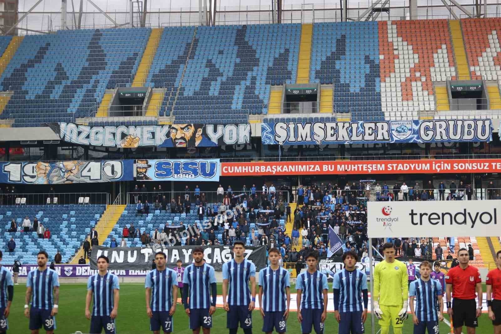 TRENDYOL 1. LİG'İN 24. HAFTASINDA ADANA DEMİRSPOR, EVİNDE KONUK ETTİĞİ BODRUM FK’YA 5-0 MAĞLUP OLDU.